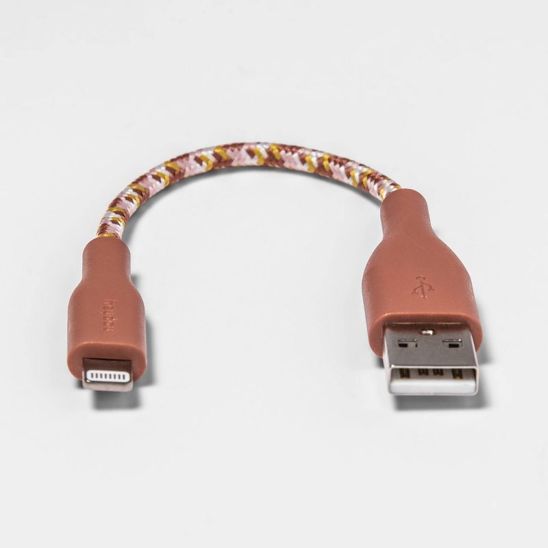 heyday™ 6" USB-A to Lightning Cable – Cedar Wood