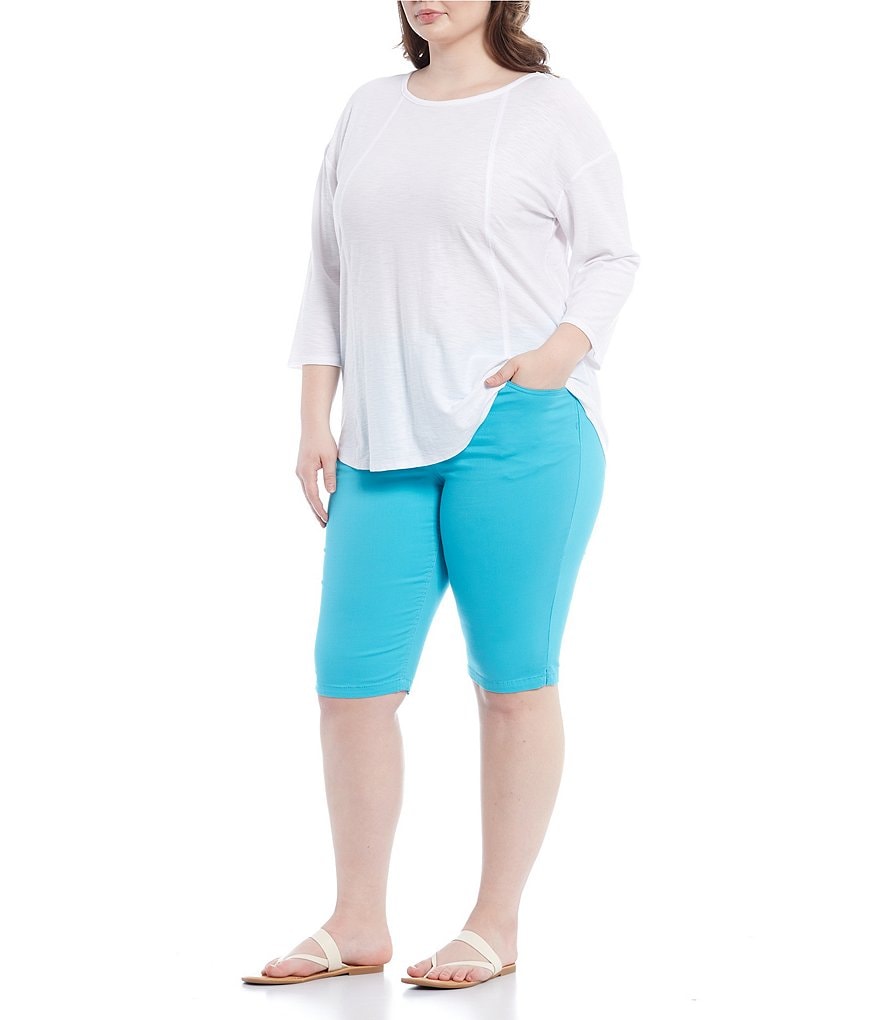 Code Bleu Plus Size Chelsea Bermuda Shorts