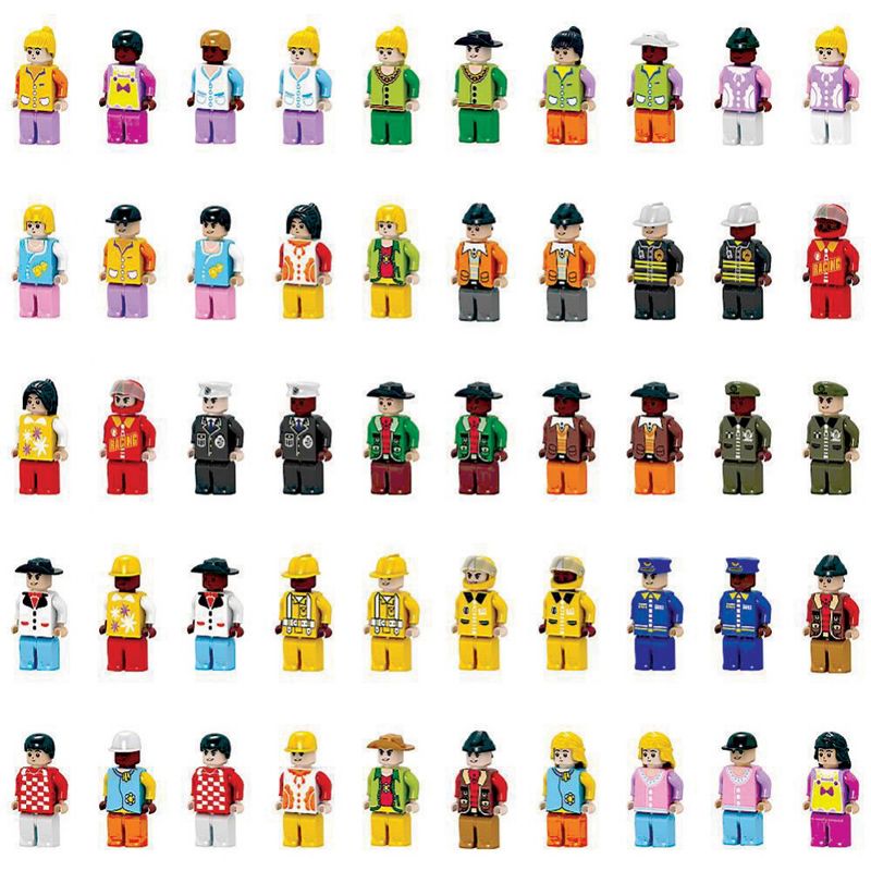 Creative Minds Block Figures Careers Community Set - 50 Piece