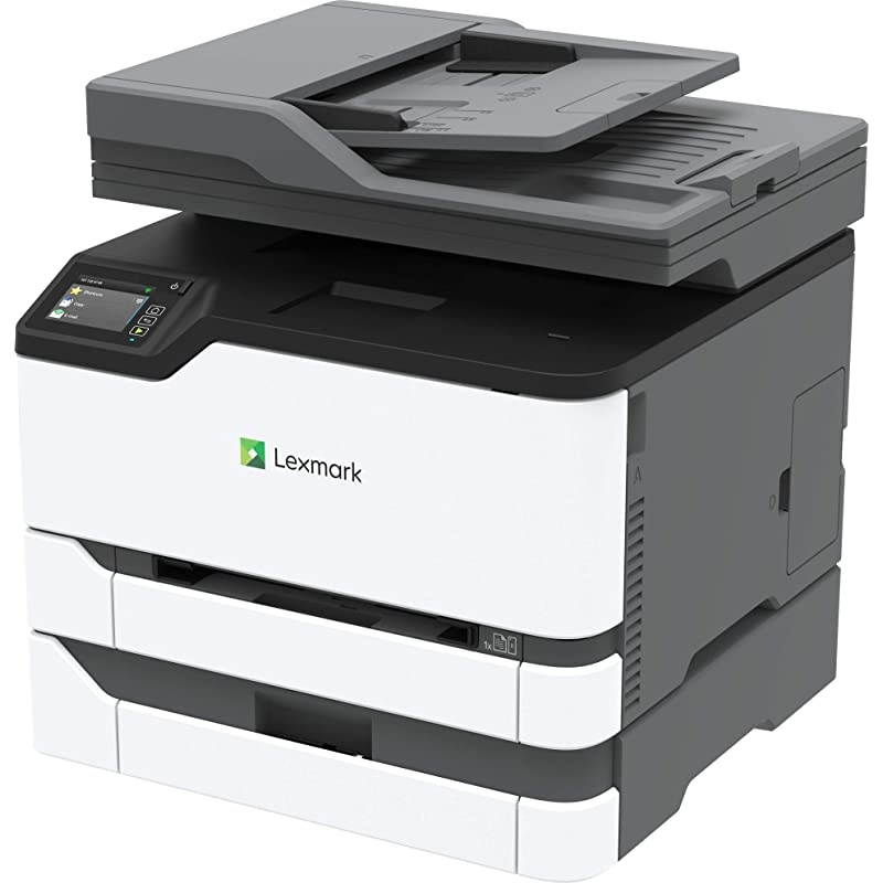 MC3426adw Color Laser Multifunction Product with Print, Copy, Fax, Scan and Wireless Capabilities, Plus Full-Spectrum Security and Print Speed up to 26 ppm (40N9360), White, Small