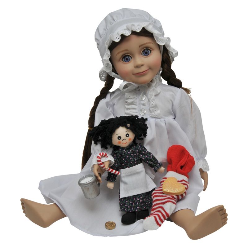 The Queen's Treasures Little House On The Prairie 8 Piece Christmas Accessory Play Set for 18" Dolls