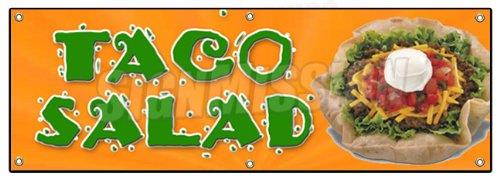 72" TACO SALAD BANNER SIGN mexican food restaurant sign