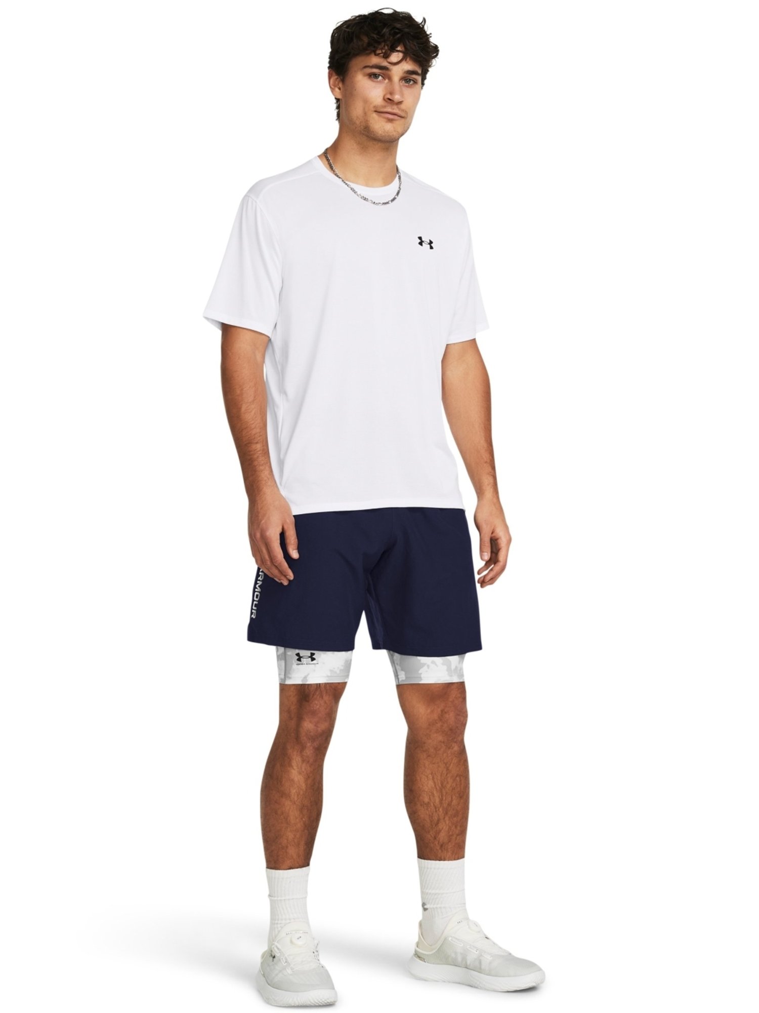 Under Armour Grey Fitted Sports Capris