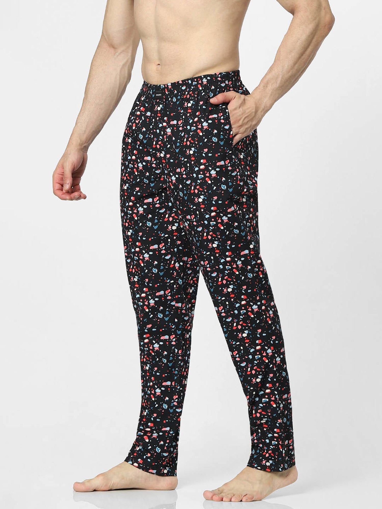 Jack & Jones Black Printed Pyjamas