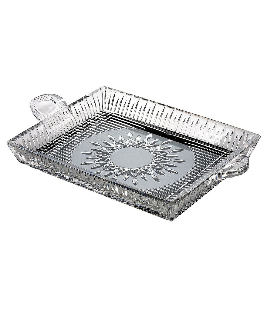Waterford Lismore Diamond Crystal Square Serving Tray