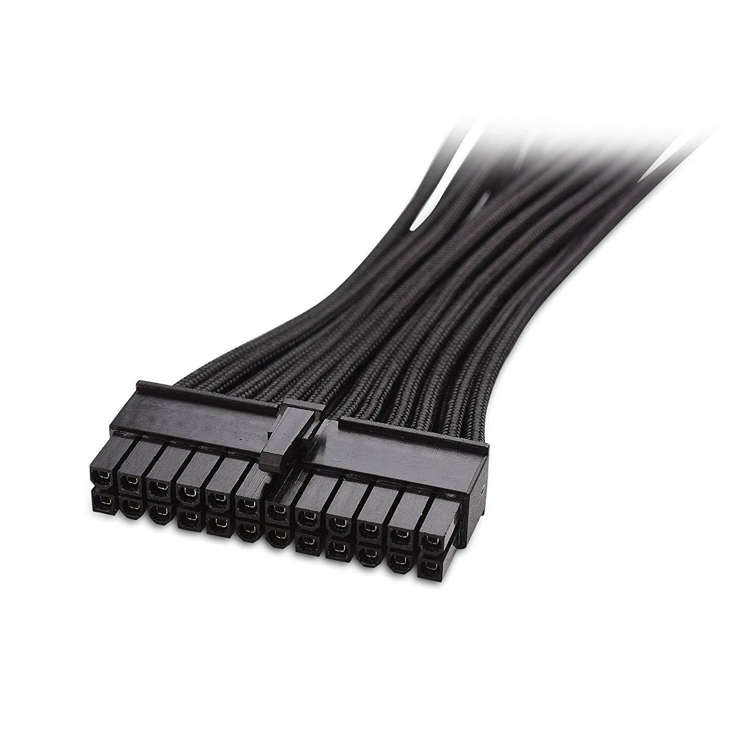 Cable Matters ATX 24 Pin Motherboard Cable (Motherboard Power Cable/Motherboard Extension Cable) - 12 Inches