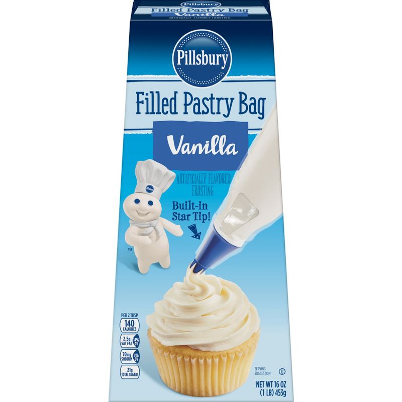 Pillsbury Vanilla Flavored Filled Pastry Bag - 16oz