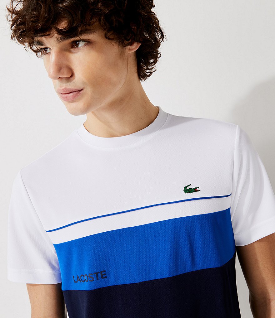 Lacoste Sport Color Block Performance Short-Sleeve Tee