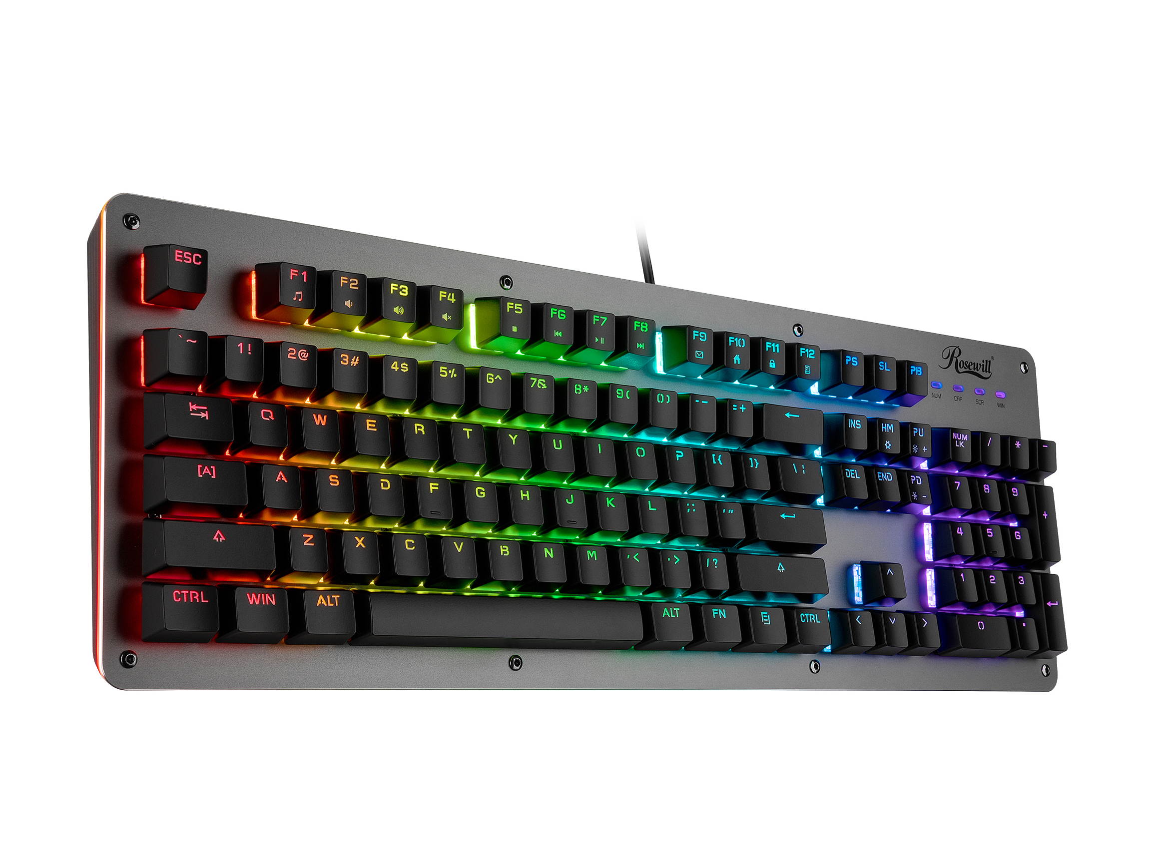 Rosewill NEON K52 RGB Waterproof Membrane Mechanical Gaming Keyboard