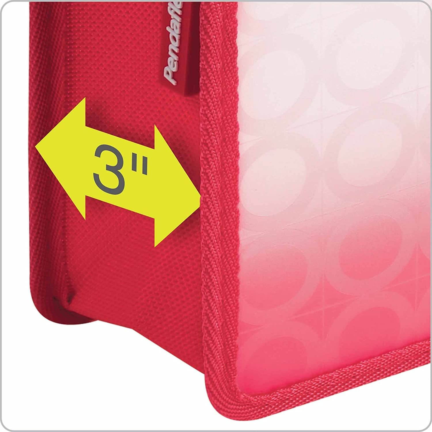 Pendaflex Zip Wallet Poly File, 3 Inch Expansion, Pink or Blue (No Color Choice), Each (27909)