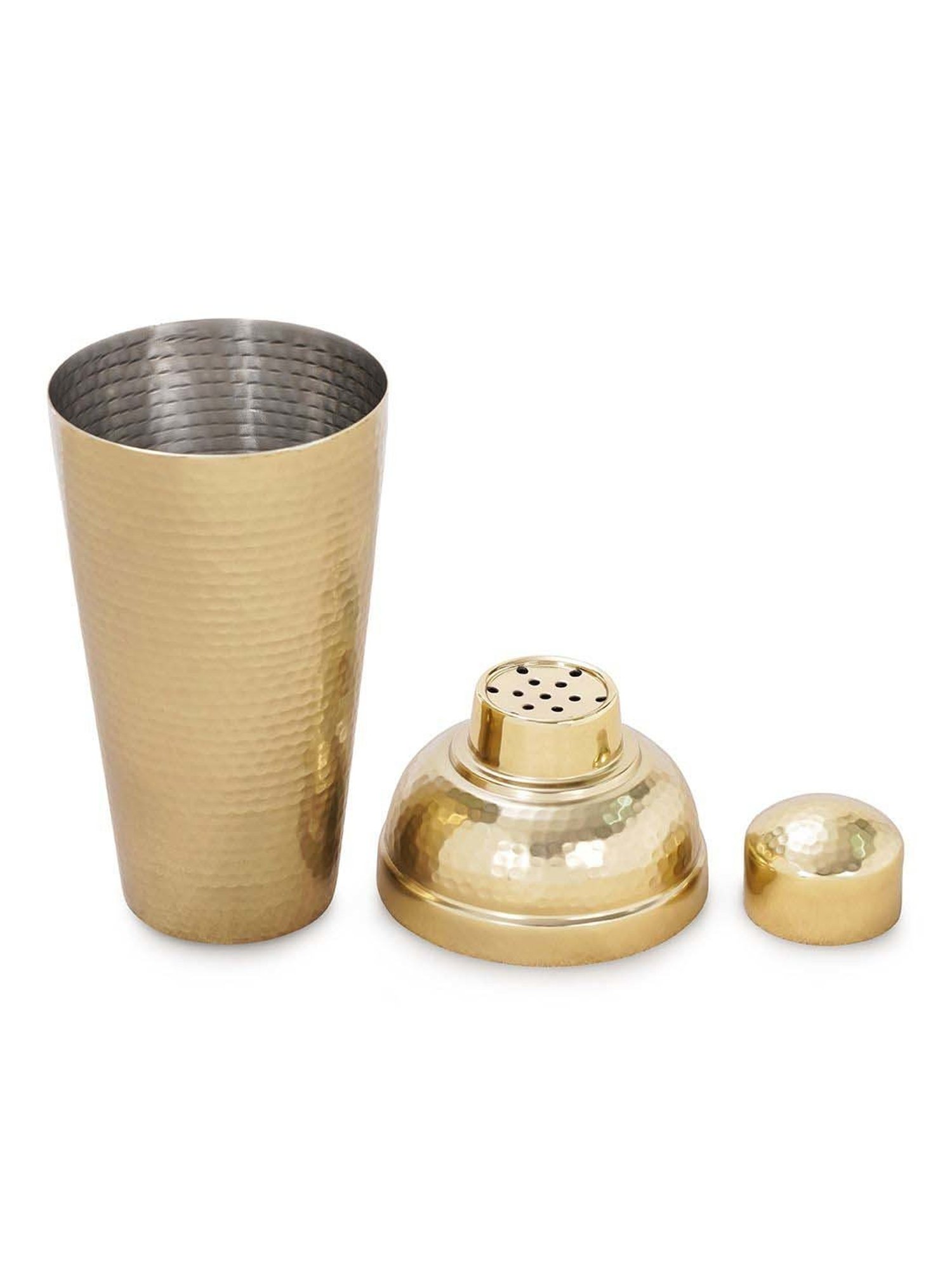 FnS White Stainless Steel 5-Piece Bar Set