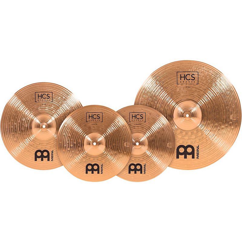 Meinl HCS Bronze Complete Cymbal Set 14, 16 and 20 in.