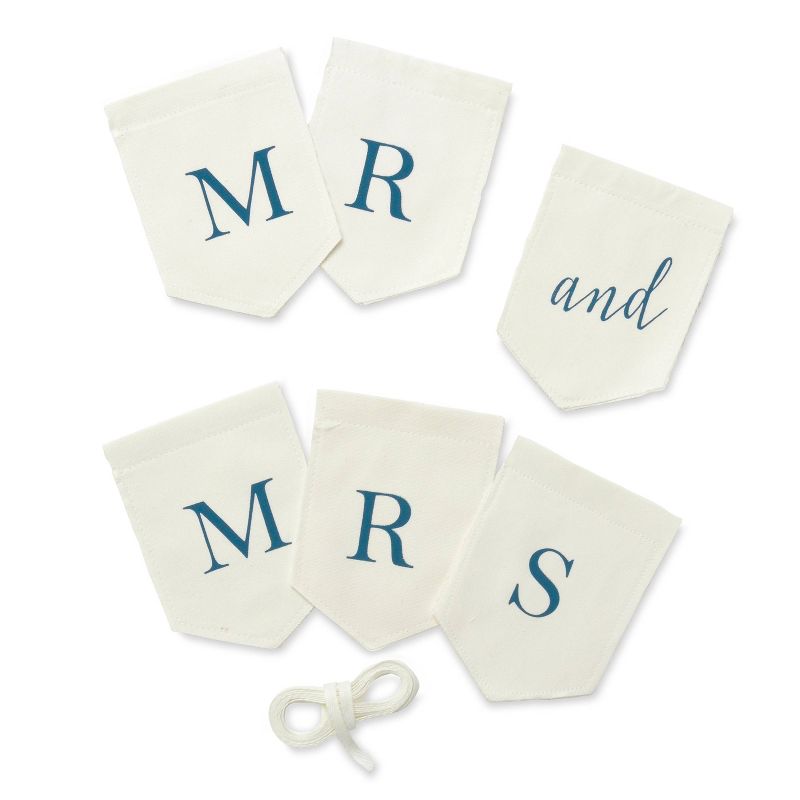 Mr and Mrs Banner Navy/White