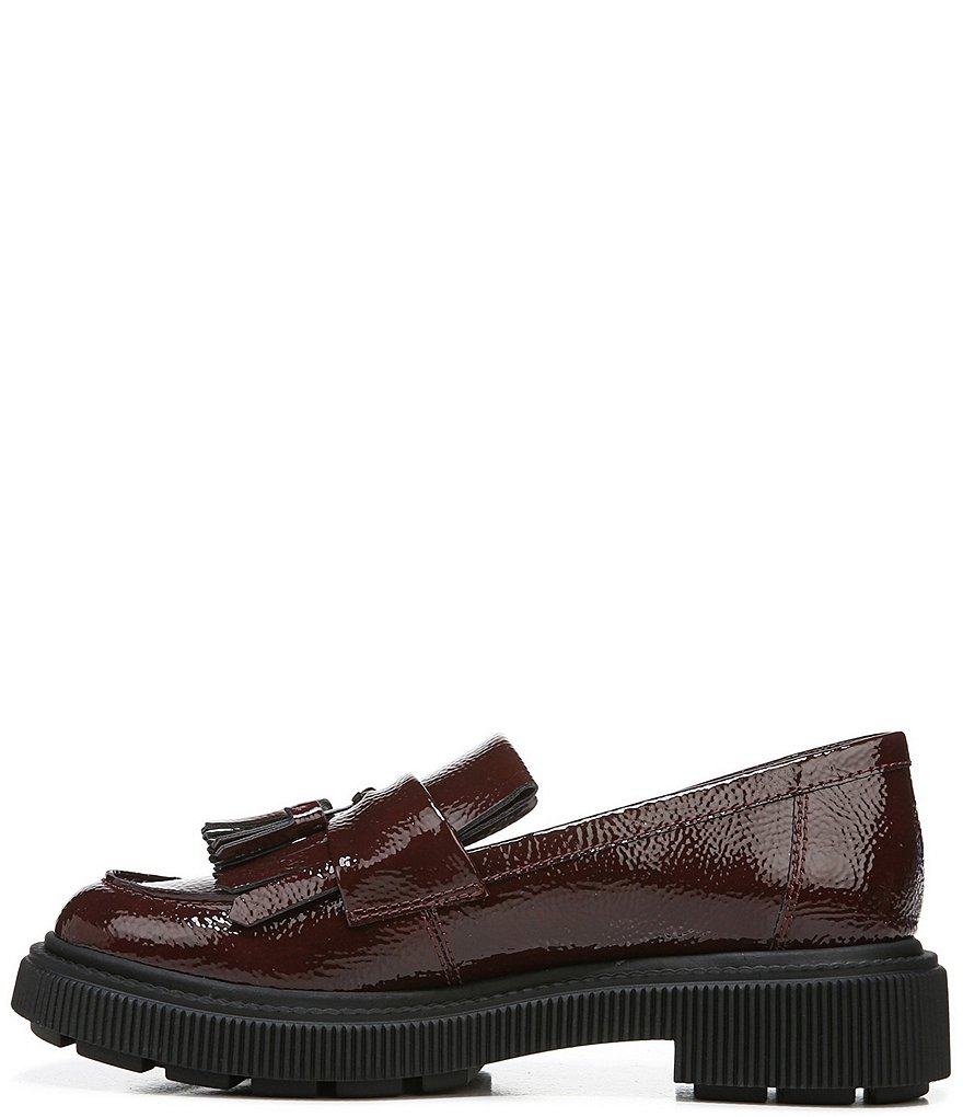 Franco Sarto Jack Kiltie Fringe Tassel Patent Loafers