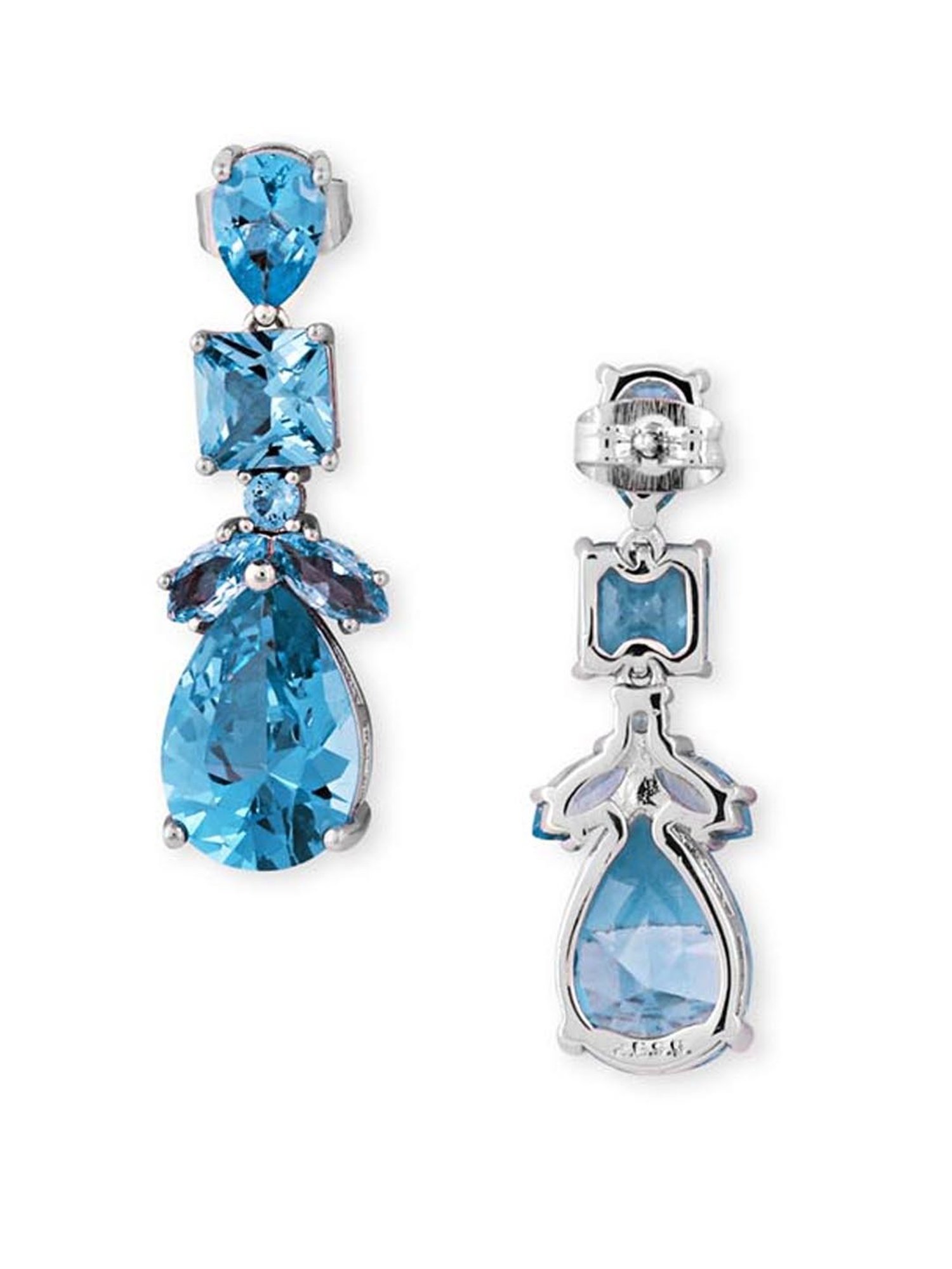 The Real Effect London Silver Earrings for Women