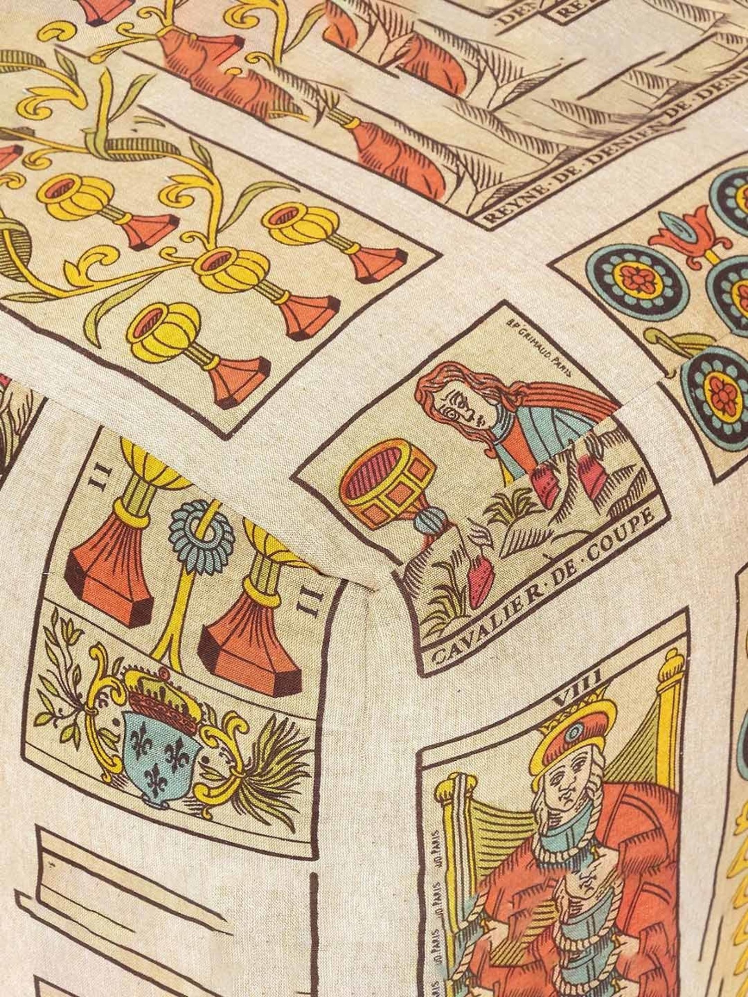 Home4U Jouer Woven Multicolor Cotton Pouffe