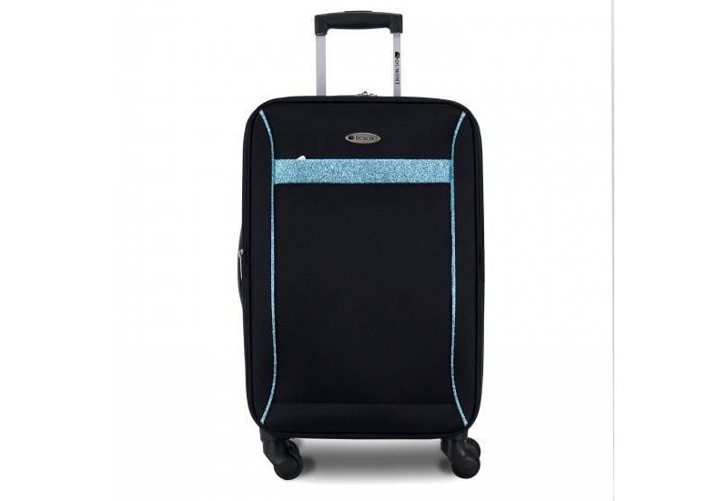 Chariot Travelware DM-905 3pc Luggage Set - Blue Glitter