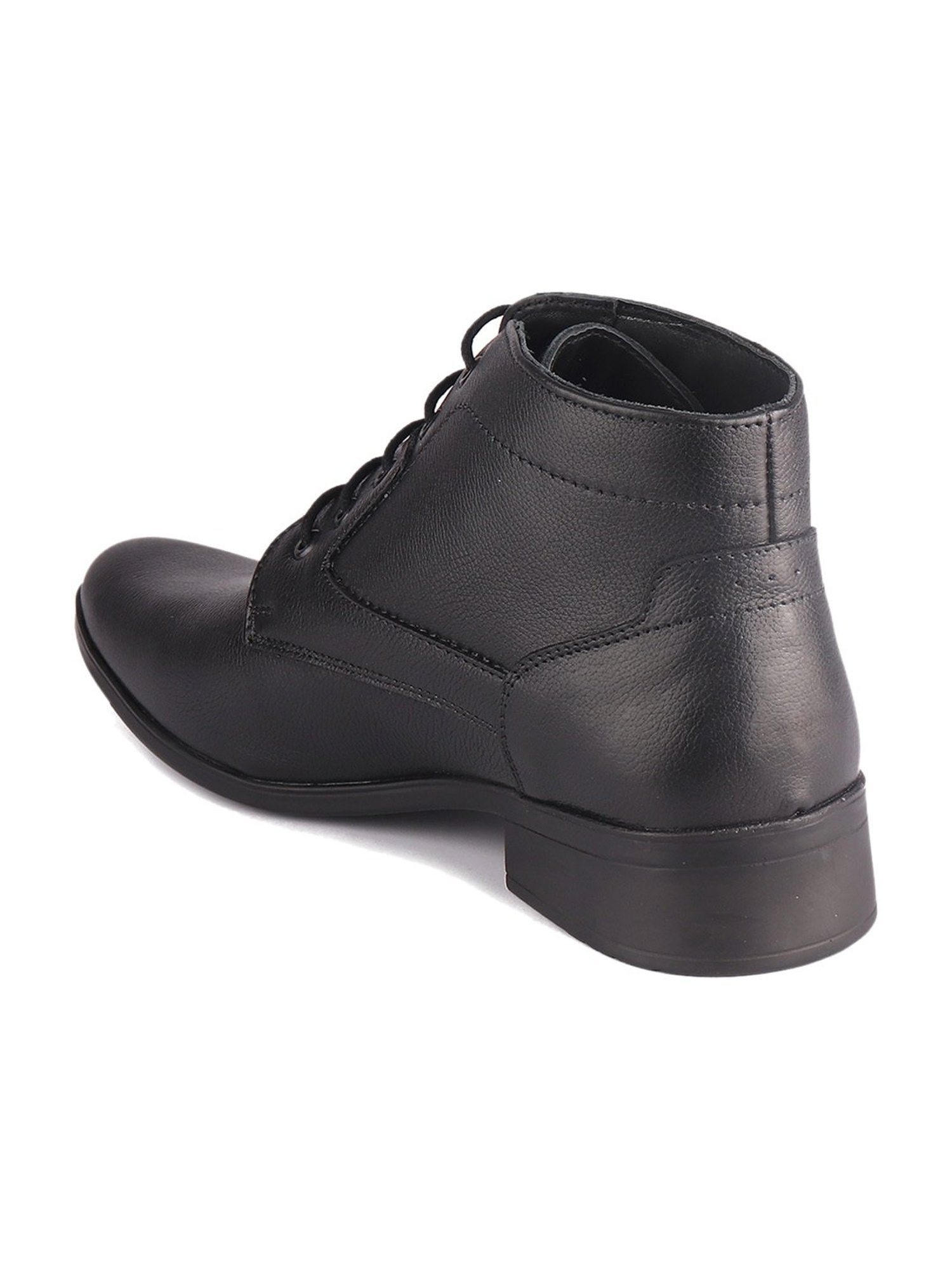 Red Chief Men's Black Derby Boots