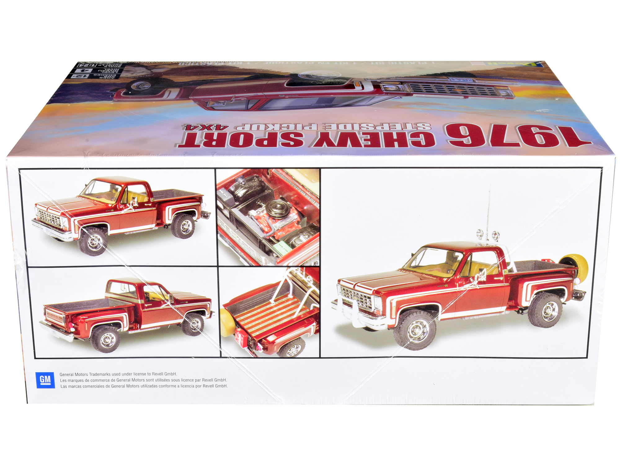 Level 4 Model Kit 1978 Chevrolet Blazer Pickup Truck "Pulled Pork Pulldozer" 1/24 Scale Model by Revell