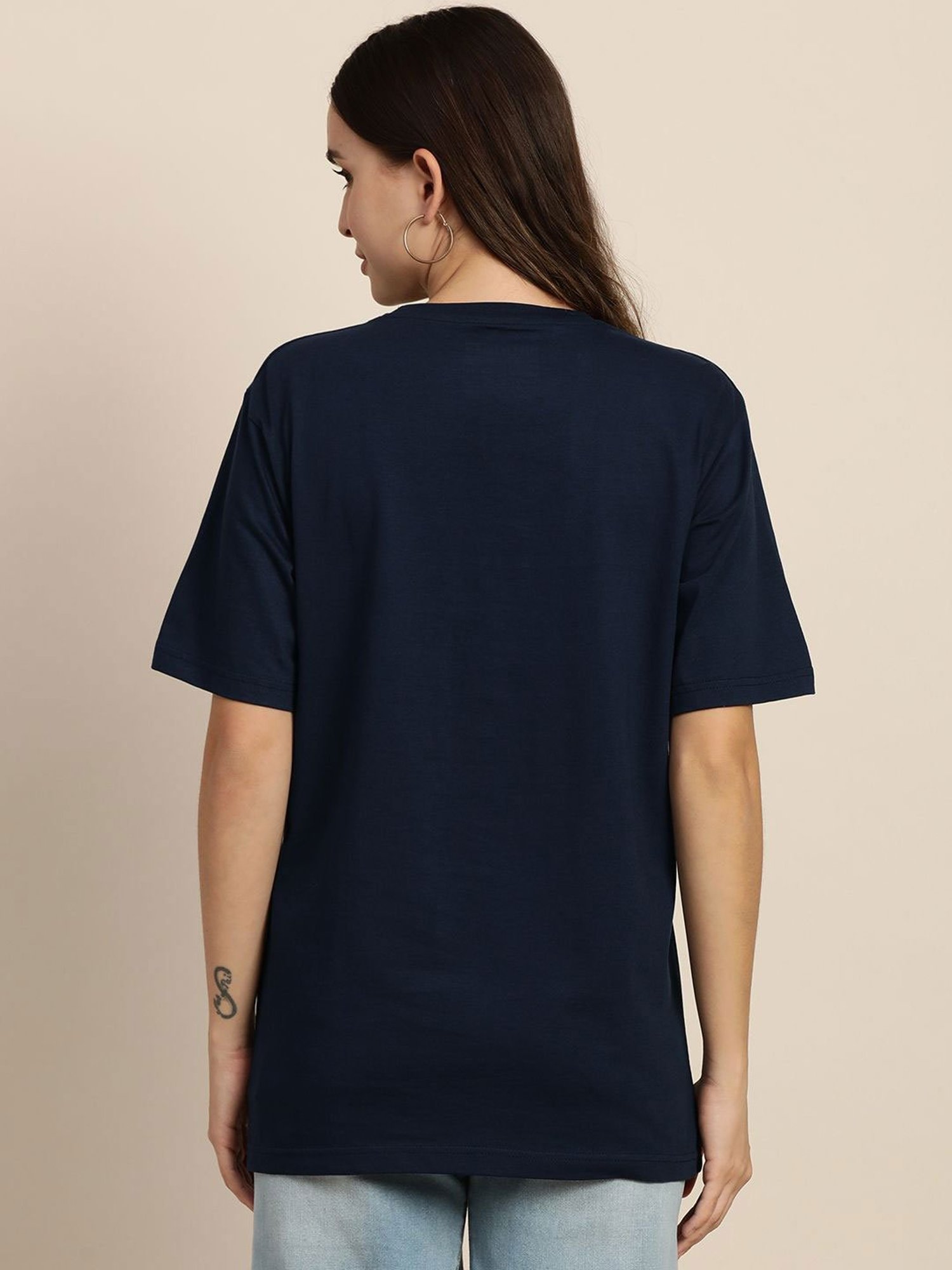 Dillinger Navy Printed T-Shirt