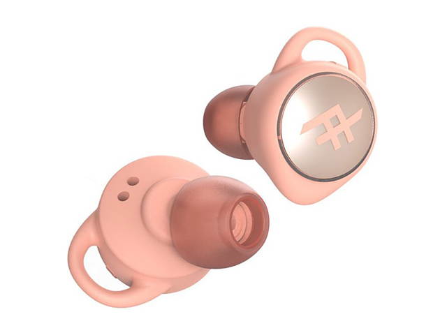 Zagg 304004624 iFrogz Airtime Premier Wireless Earbuds with Charging Case Earset - Rose Gold & Black