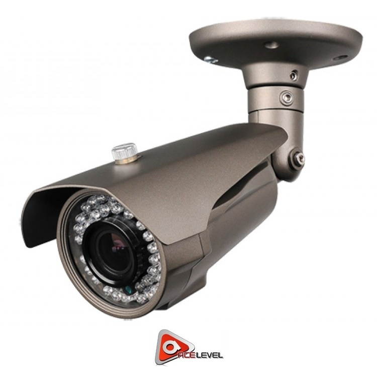 Acelevel 1.3MP HD TVI Bullet Camera with 2.8-12mm Vari-Focal Lens (Gray Color)