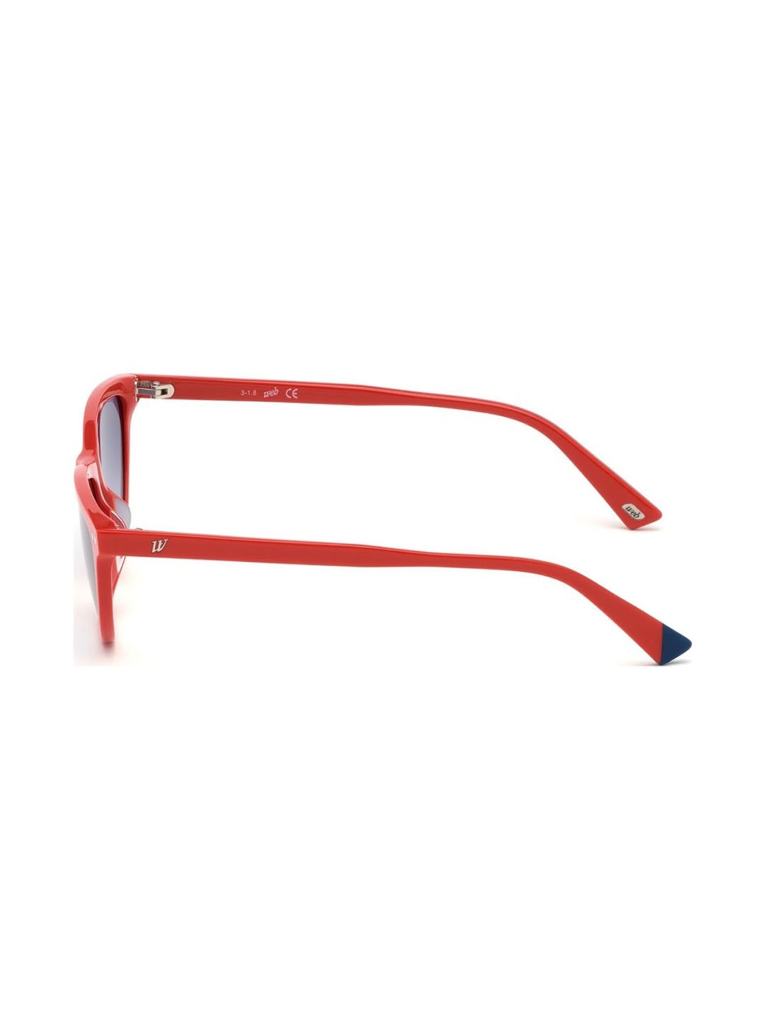 Web Eyewear Blue Cat Eye Sunglasses for Women Designed in Italy