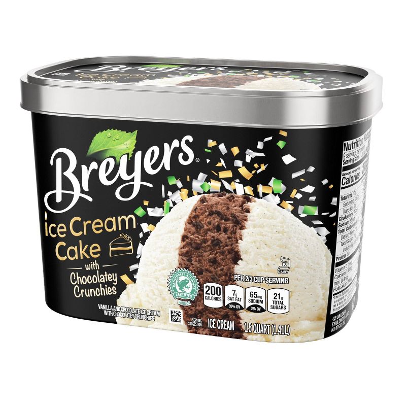 Breyers Ice Cream Cake with Chocolatey Crunchies Ice Cream - 48oz