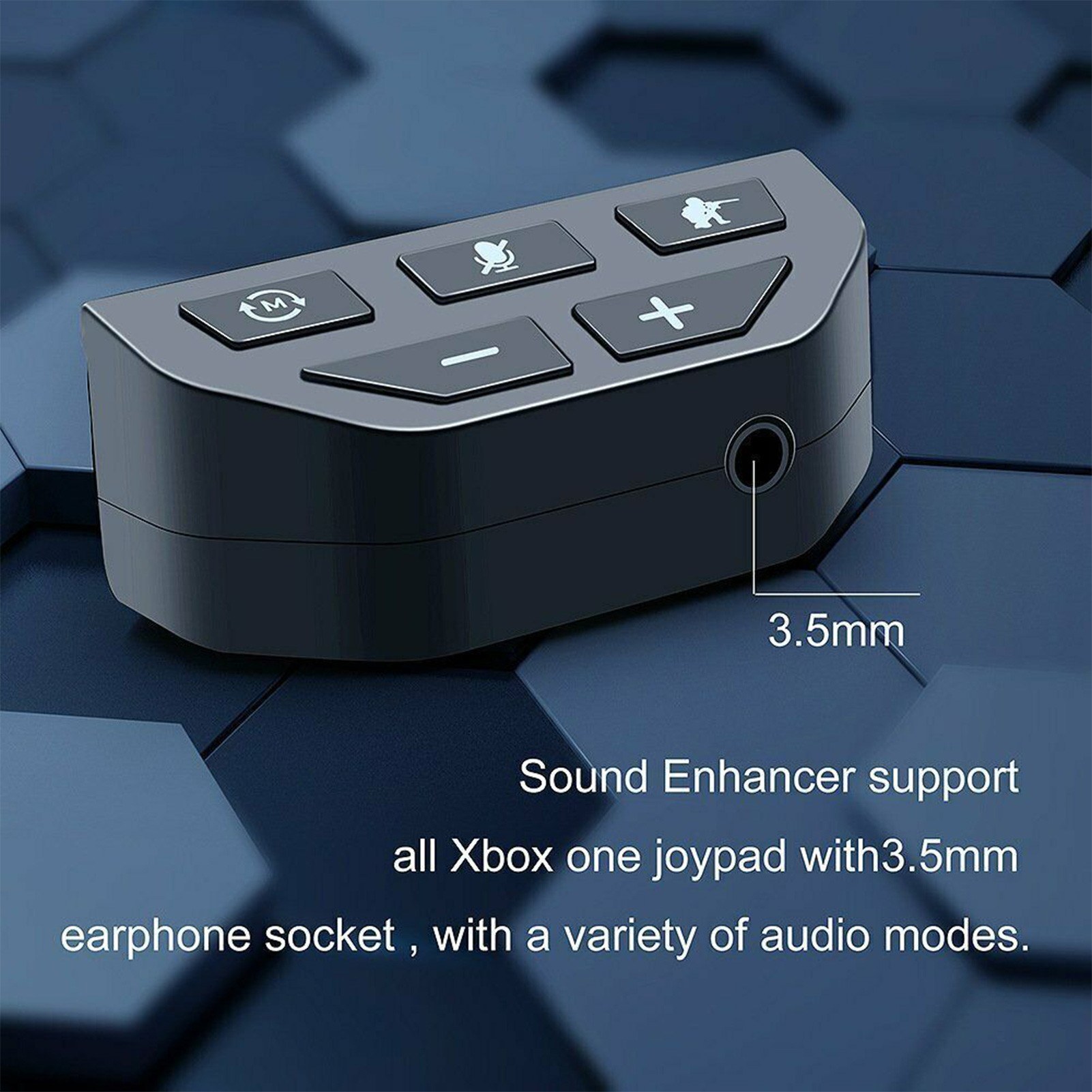 Stereo Headset Adapter Headset Audio Adapter Headphone Converter Compatible with Microsoft Xbox One Wireless Game Controller