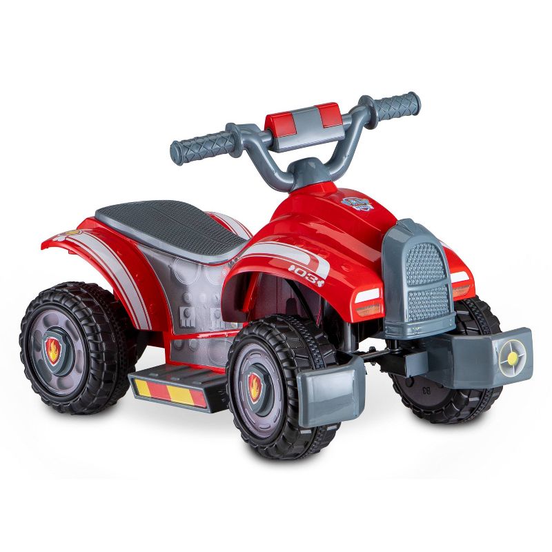 Kid Trax 6V Nickelodeon PAW Patrol Ride with Marshall Quad Powered Ride-On - Red