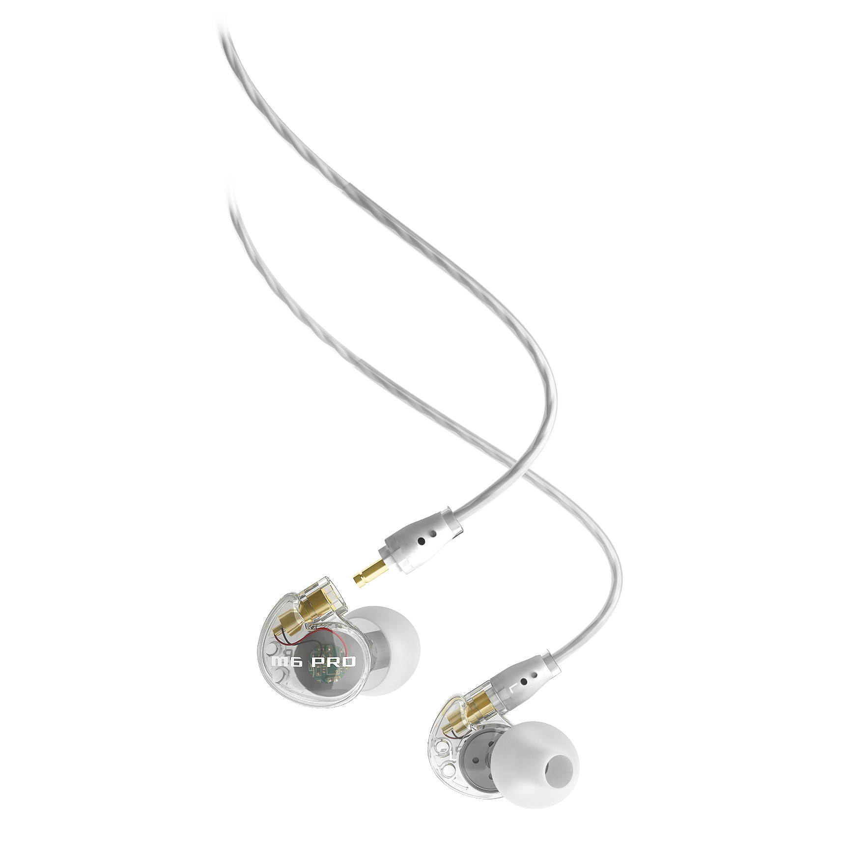 Mee audio M6 PRO Universal-Fit Noise-Isolating Musician&rsquo;s In-Ear Monitors with Detachable Cables