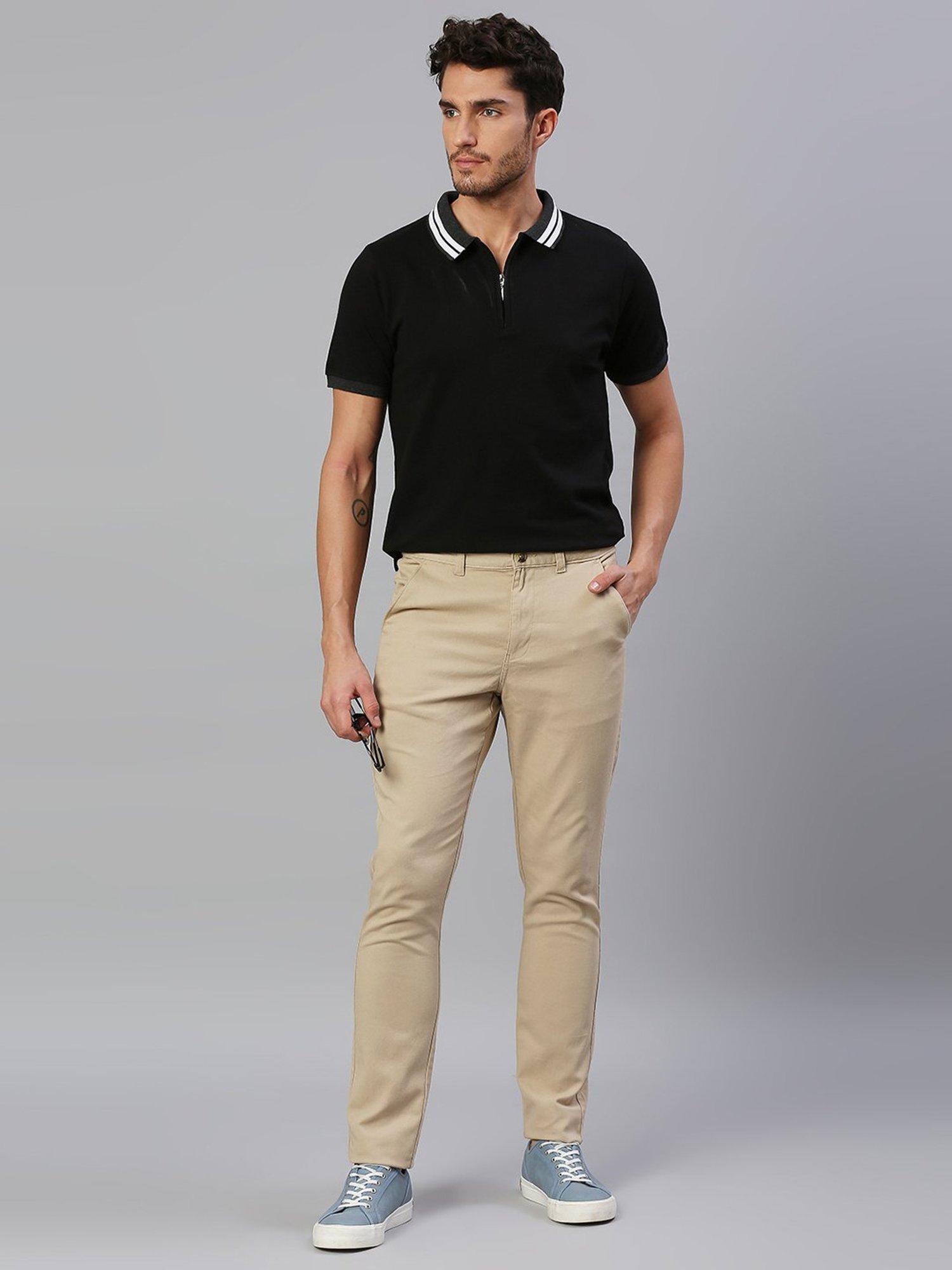 Dennis Lingo Black Regular Fit Polo T-Shirt
