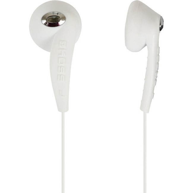 KOSS White KE10WAB Binaural Lightweight OnEar Bud