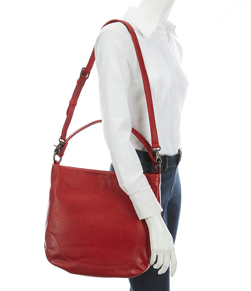 Frye Melissa Washed Leather Hobo Bag