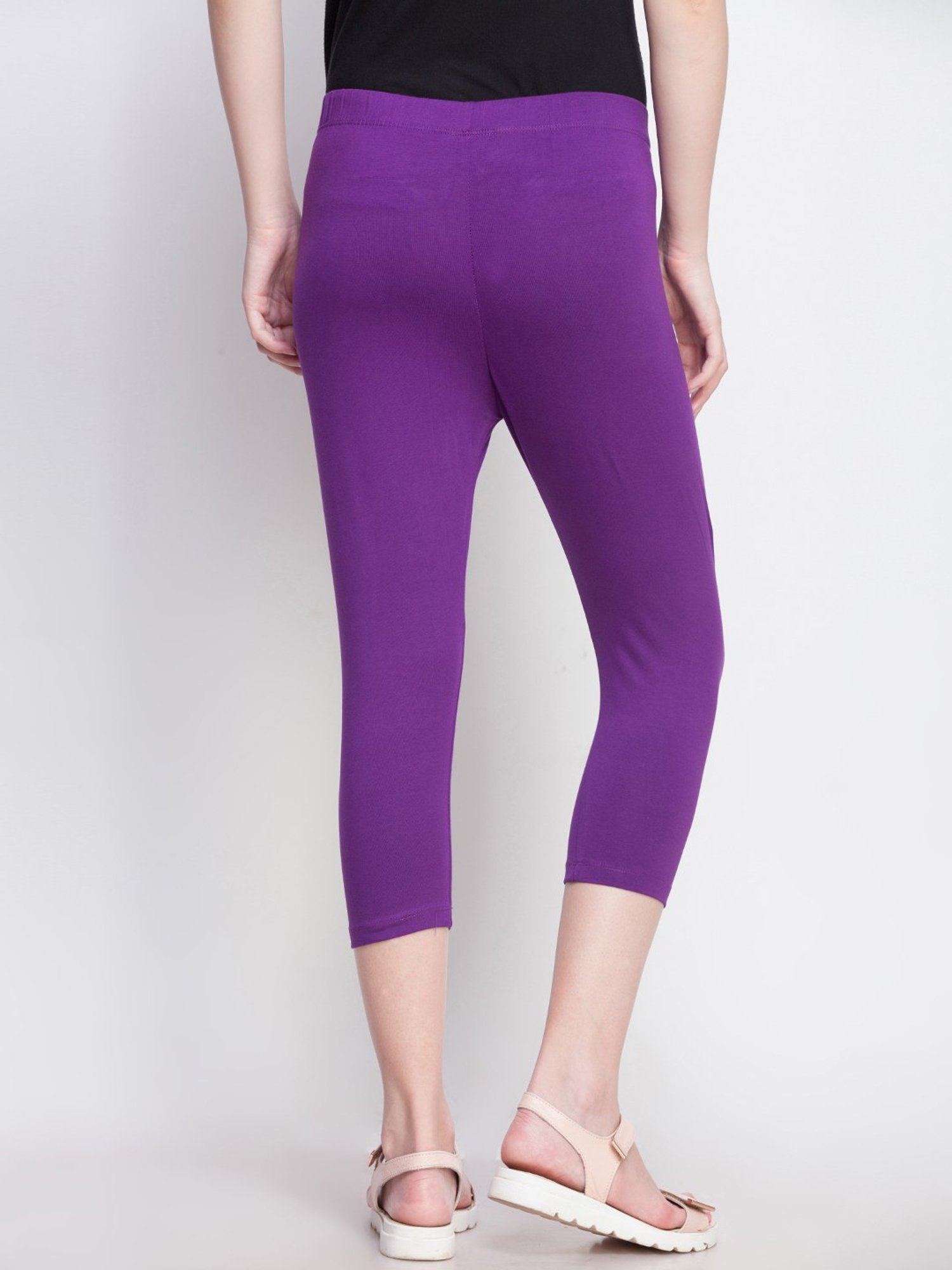 Dollar Missy Multicolor Slim Fit Capris Pack of - 3