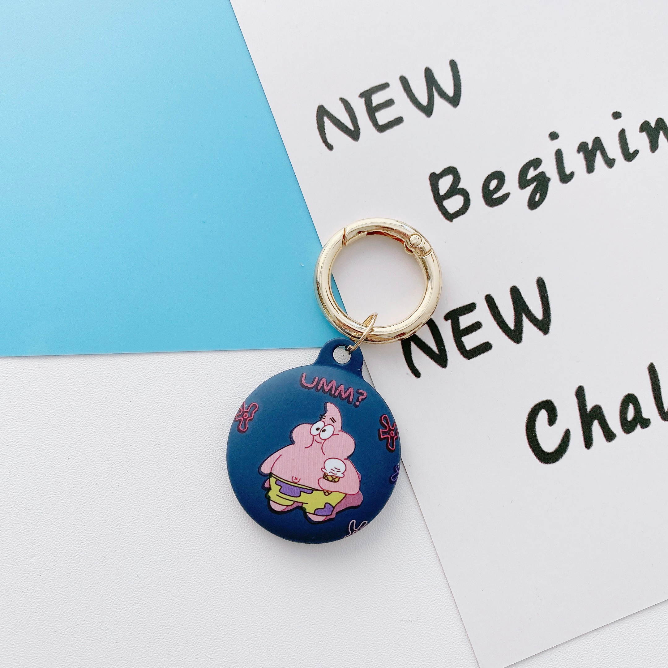 [6 PCS]Silicone Protective Case for AirTags, Tracker Lightweight Soft Protective Skin Cover Accessories Finder Holder with Key Chain Anti-Loss Design Compatible with Apple AirTags 2021