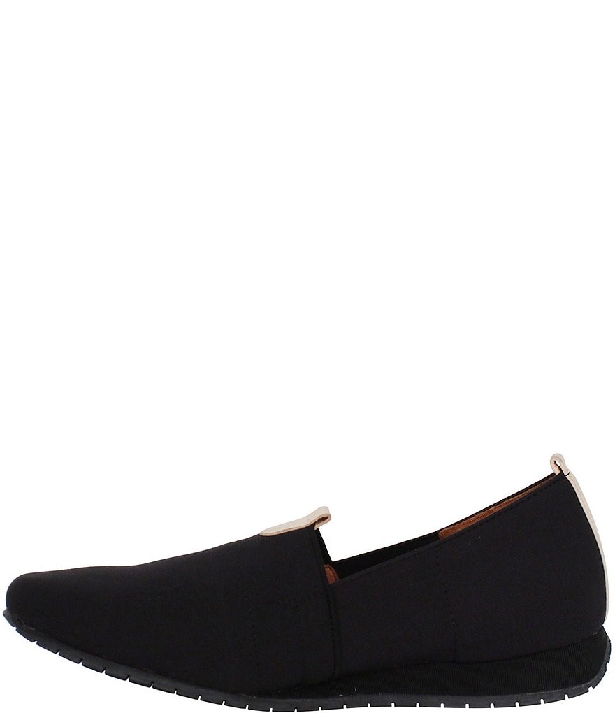 L'Amour Des Pieds Tumai Stretch Fabric Slip Ons