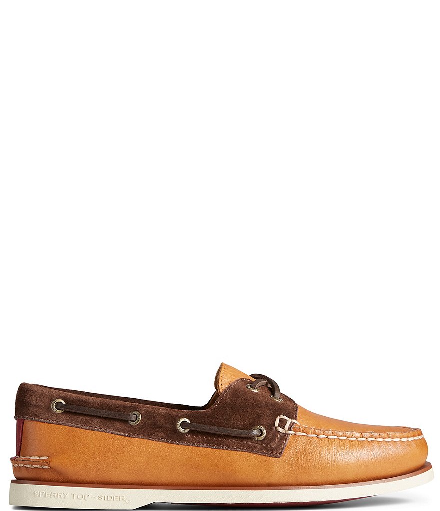 Sperry Men's Gold Authentic Original 2-Eye Nautical Boat Shoes