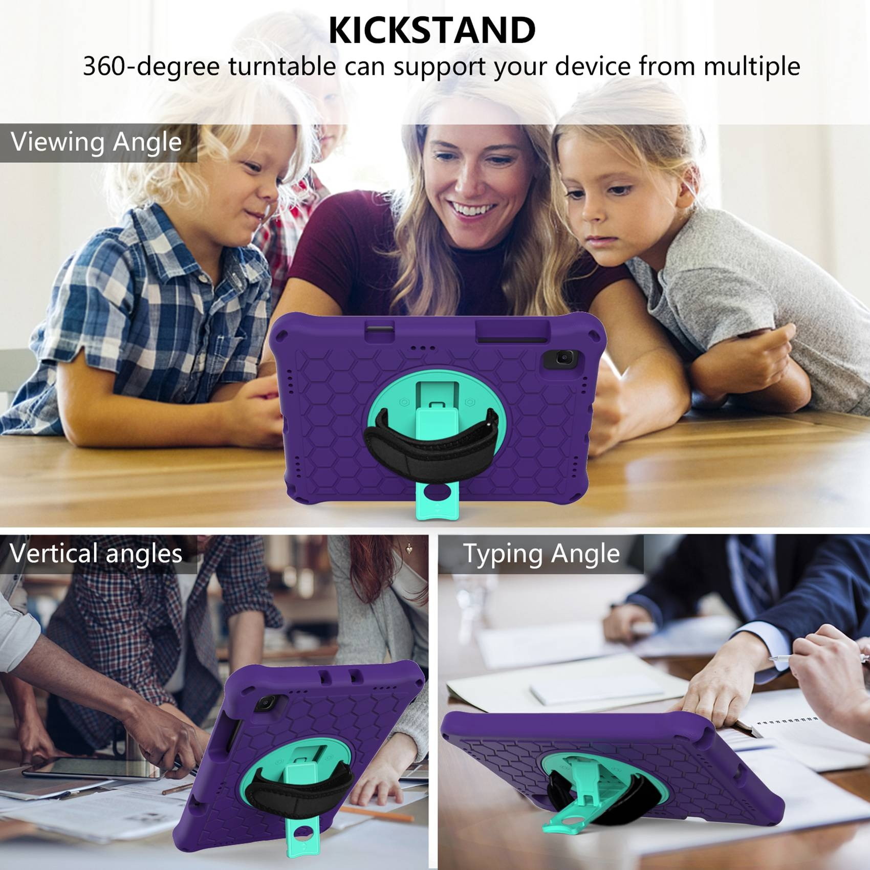 UAG Designed for Microsoft Surface Go 2 / Surface Go Case Scout w/Handstrap [Black] Rugged Military Drop Tested Protective Cover