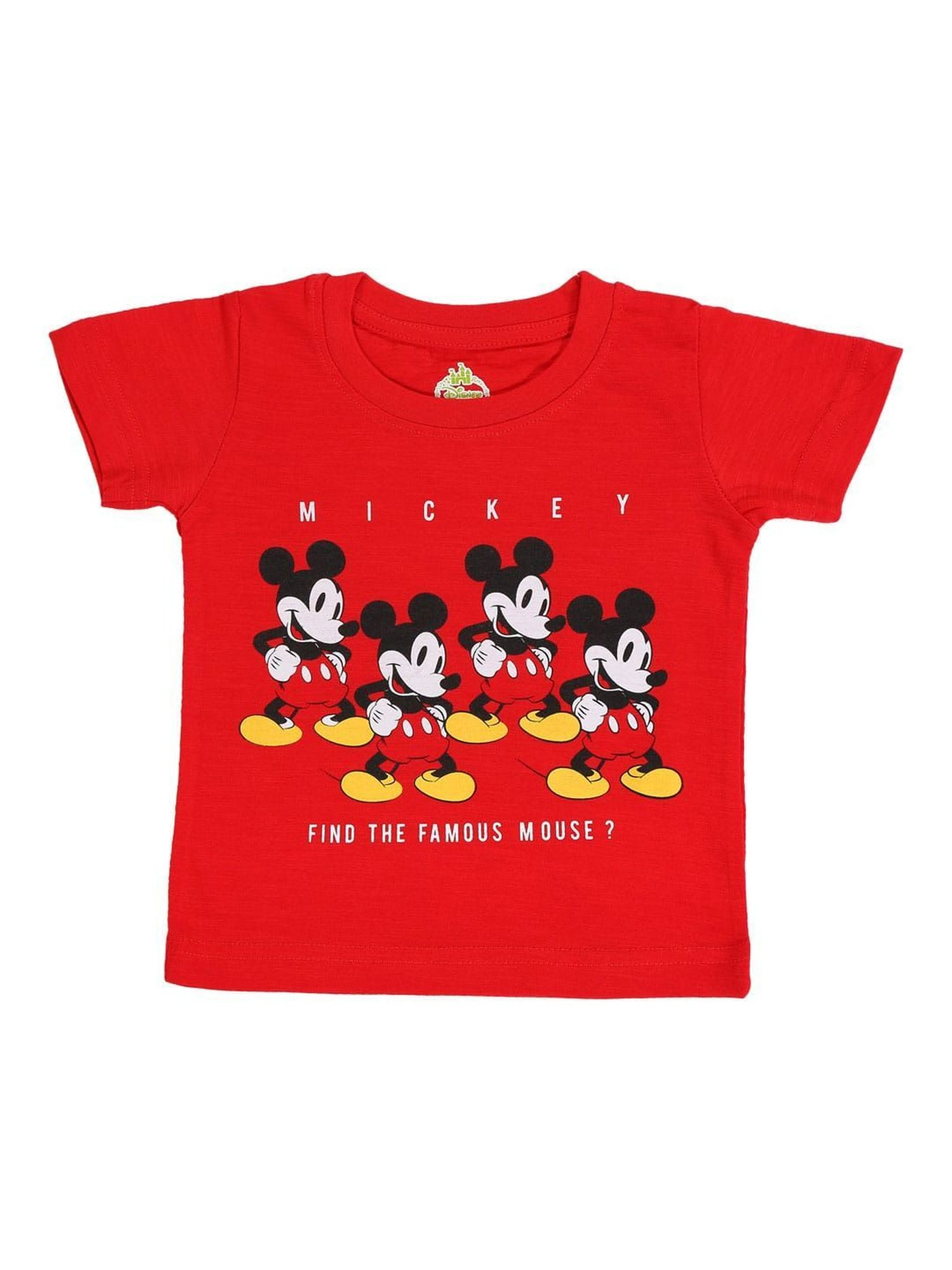 Bodycare Kids Red Printed T-Shirt