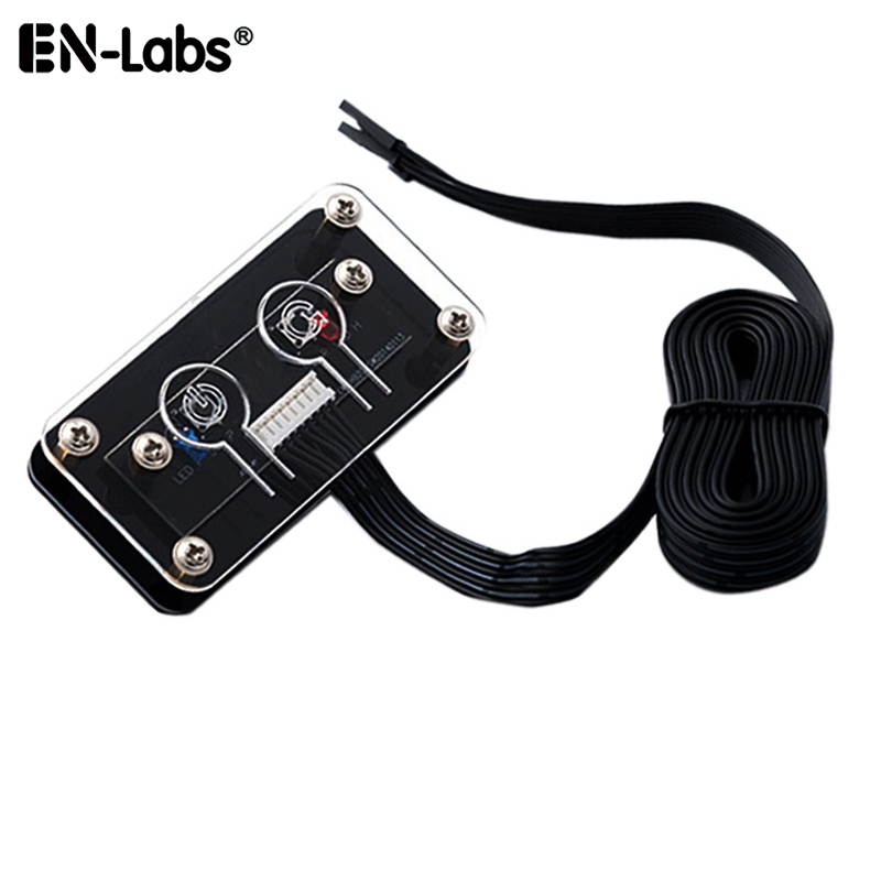 Micro Connectors 30cm Addressable RGB (ARGB) 1 to 4 Splitter Cable with/5 Male Pins (F04-04ARGB-30)