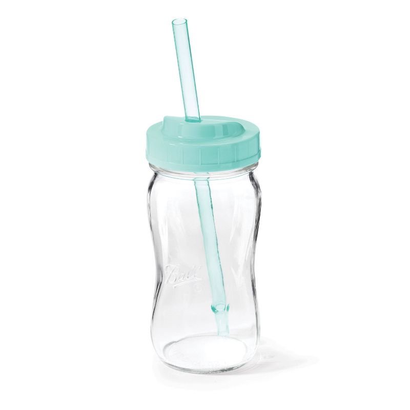 Ball 2pk Spiral Jars with Sip N Straw