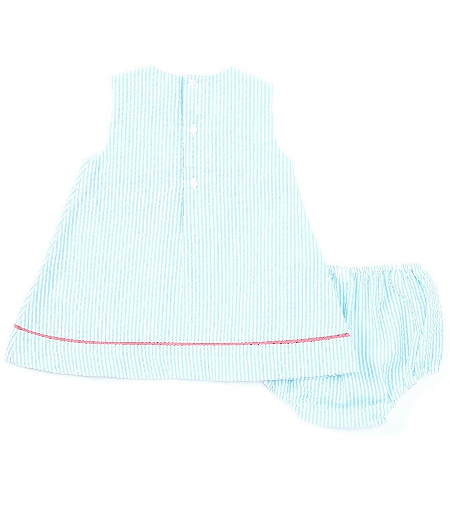Petit Ami Baby Girls 3-24 Months Narwhal-Appliqued Seersucker A-Line Dress
