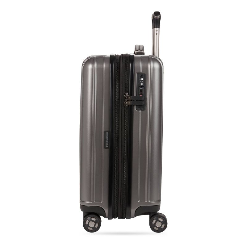 SWISSGEAR 20" Hardside Carry On Suitcase - Gun Metal