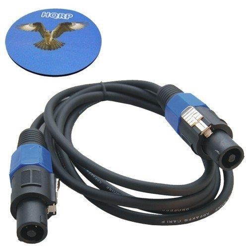 HQRP 6ft Speakon to Speakon (M/M) Cable for Aguilar DB 112 NT / DB 212 / DB 410 / GS 112 / SL 112 Bass Amplifier Cabinet plus HQRP Coaster