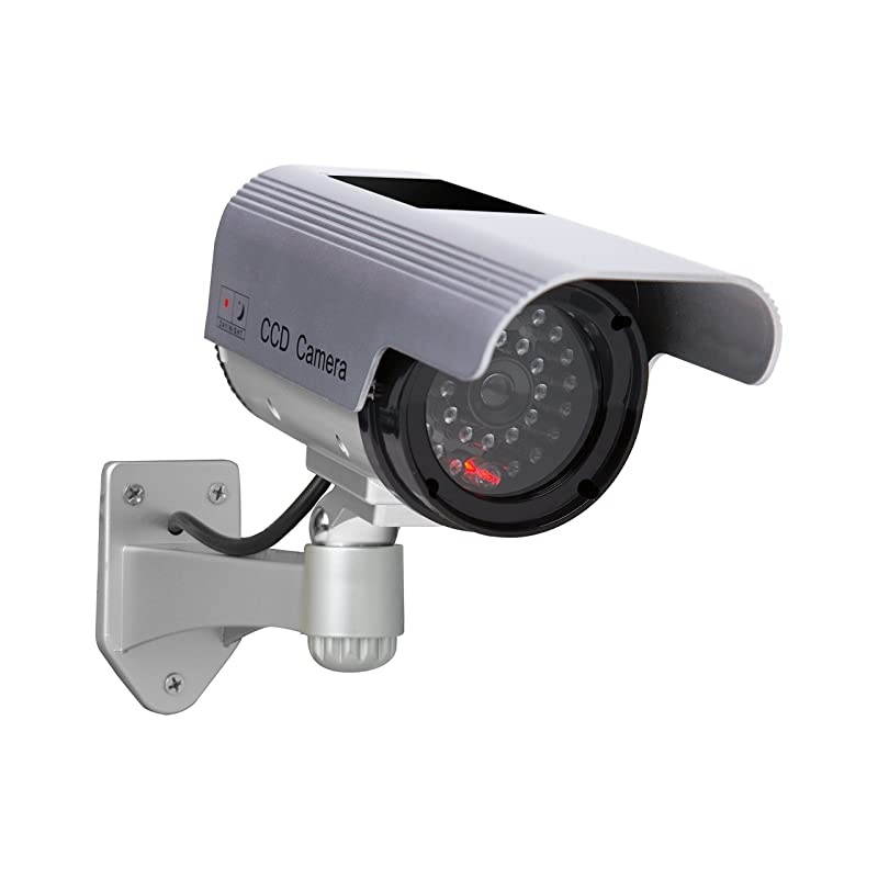 82340 Solar Fake Security Camera with Blinking Light