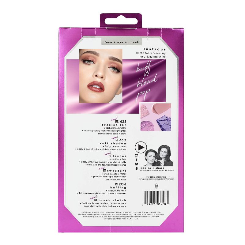 Real Techniques Lustrous Brush Gift Set - 6pc