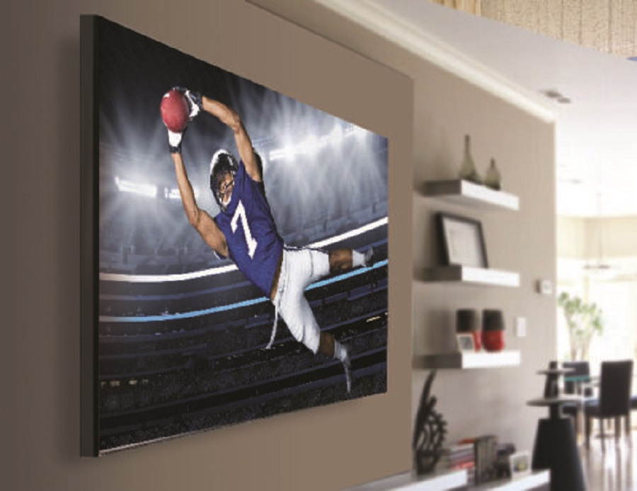 QualGear QG-TM-002-BLK Universal Ultra-Slim Low-Profile Fixed Wall Mount for 37'-70' TV's