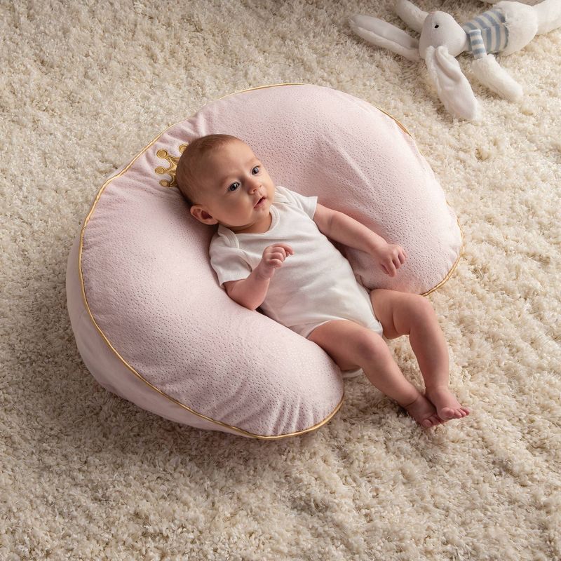 Boppy Luxe Feeding and Infant Support Pillow - Pink Princess