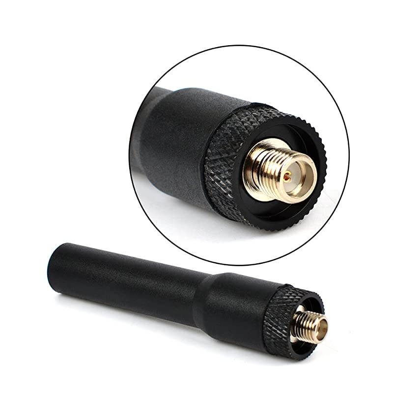 144/430MHz Walkie Talkie Antenna SMA Female Connector Dual Band 2meter 7cm VHF UHF Short Soft Radio Antenna for BaoFeng UV-82 UV-5R BF-F8HP GT-3 for Retevis Radio (3 Pack)